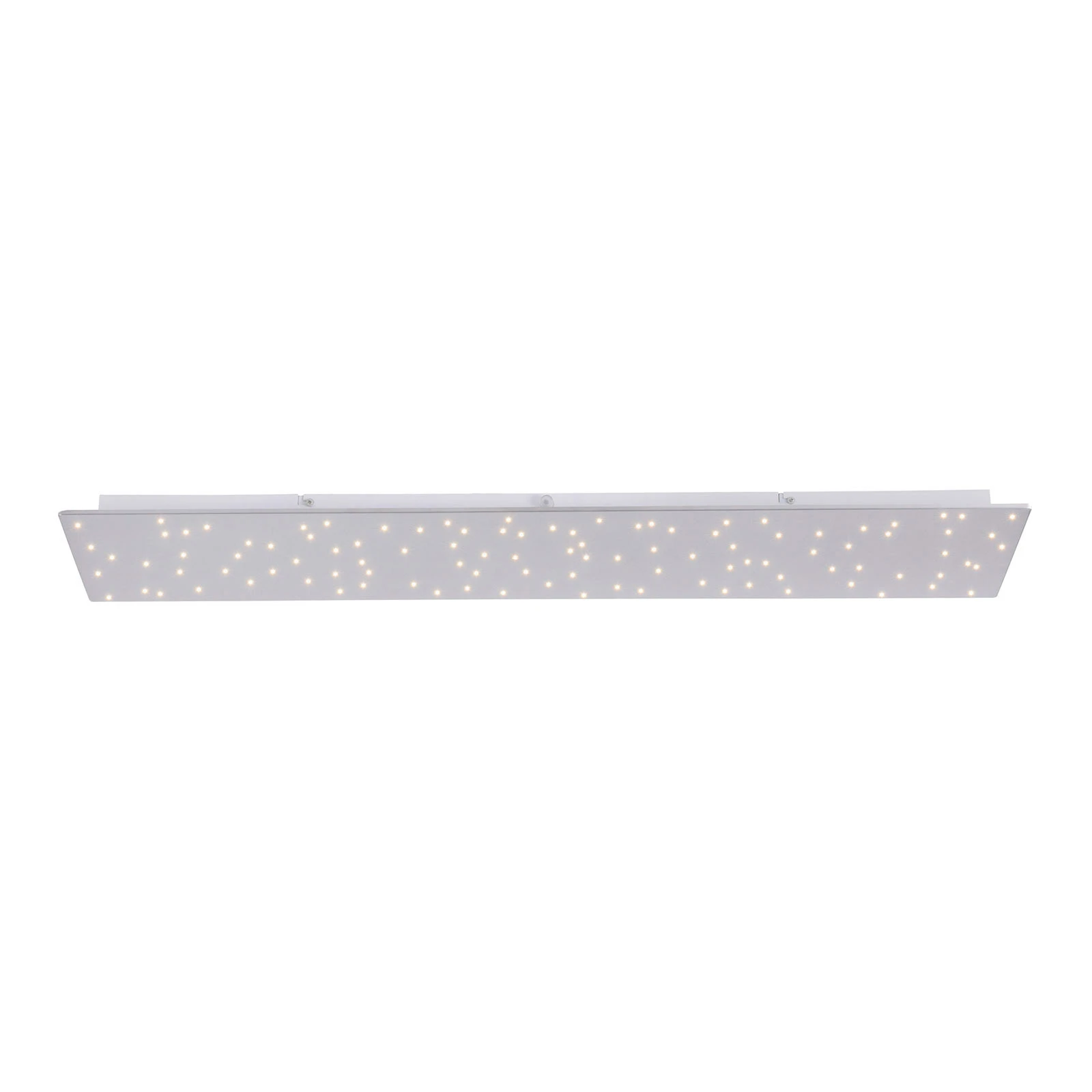Plafoniera LED Sparkle CCT dim acciaio 100x45cm