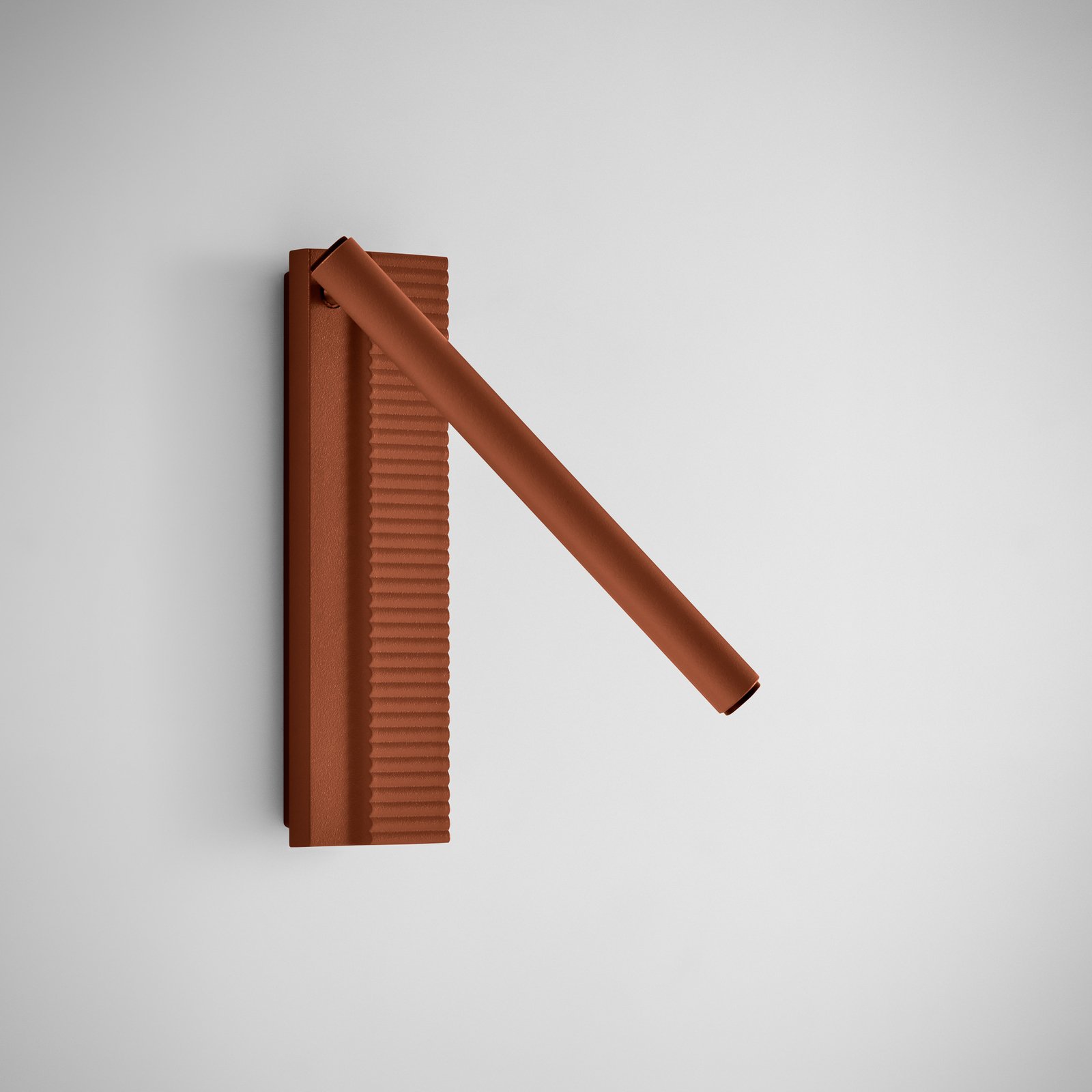 Bover LED-vägglampa Arid A/02 terrakotta, aluminium, 2 700 K