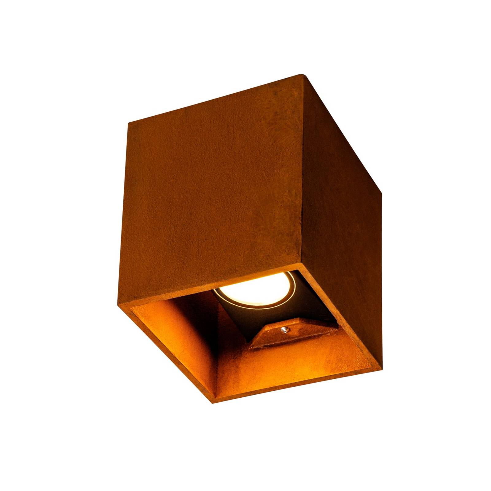 SLV Rusty LED-Außenwandleuchte up/down Quader