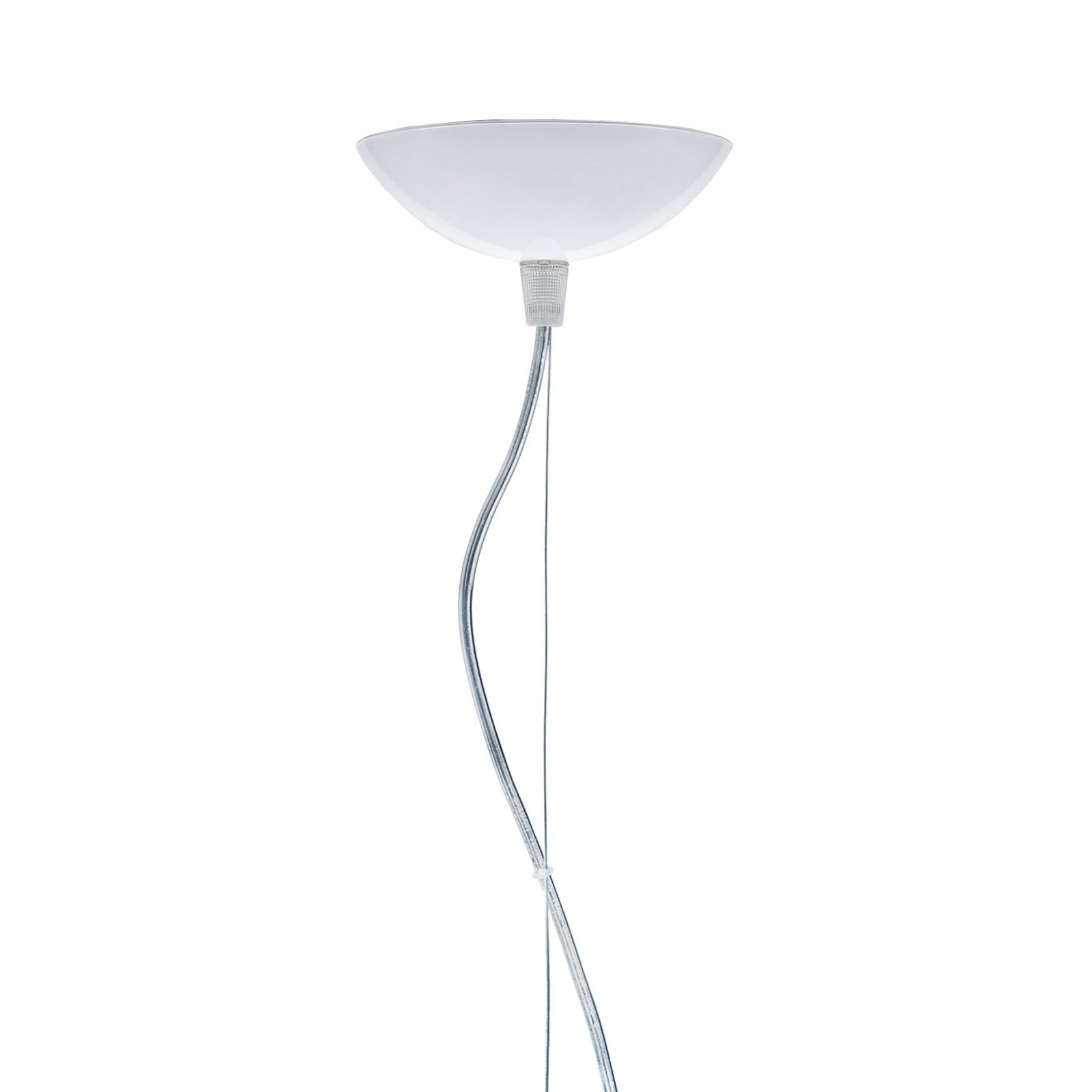 Kartell FL/Y - Candeeiro suspenso LED, branco brilhante