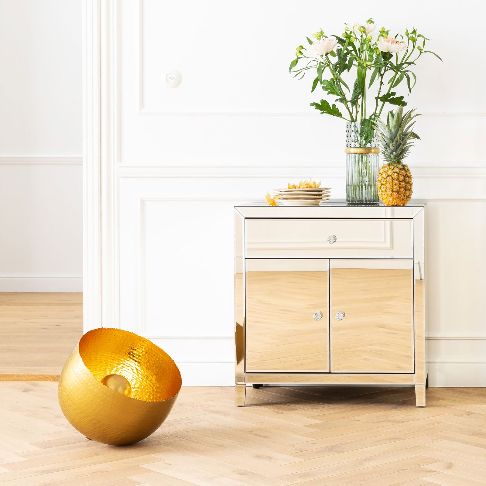 KARE Apollon table lamp matt gold