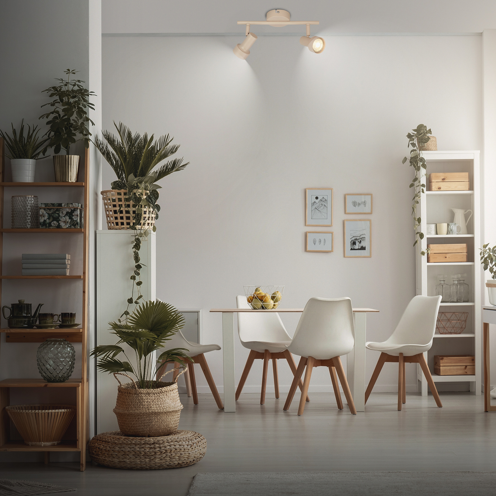 Laevalgusti Tapp, beež, pikkus 28 cm, 2-osaline, metall GU10