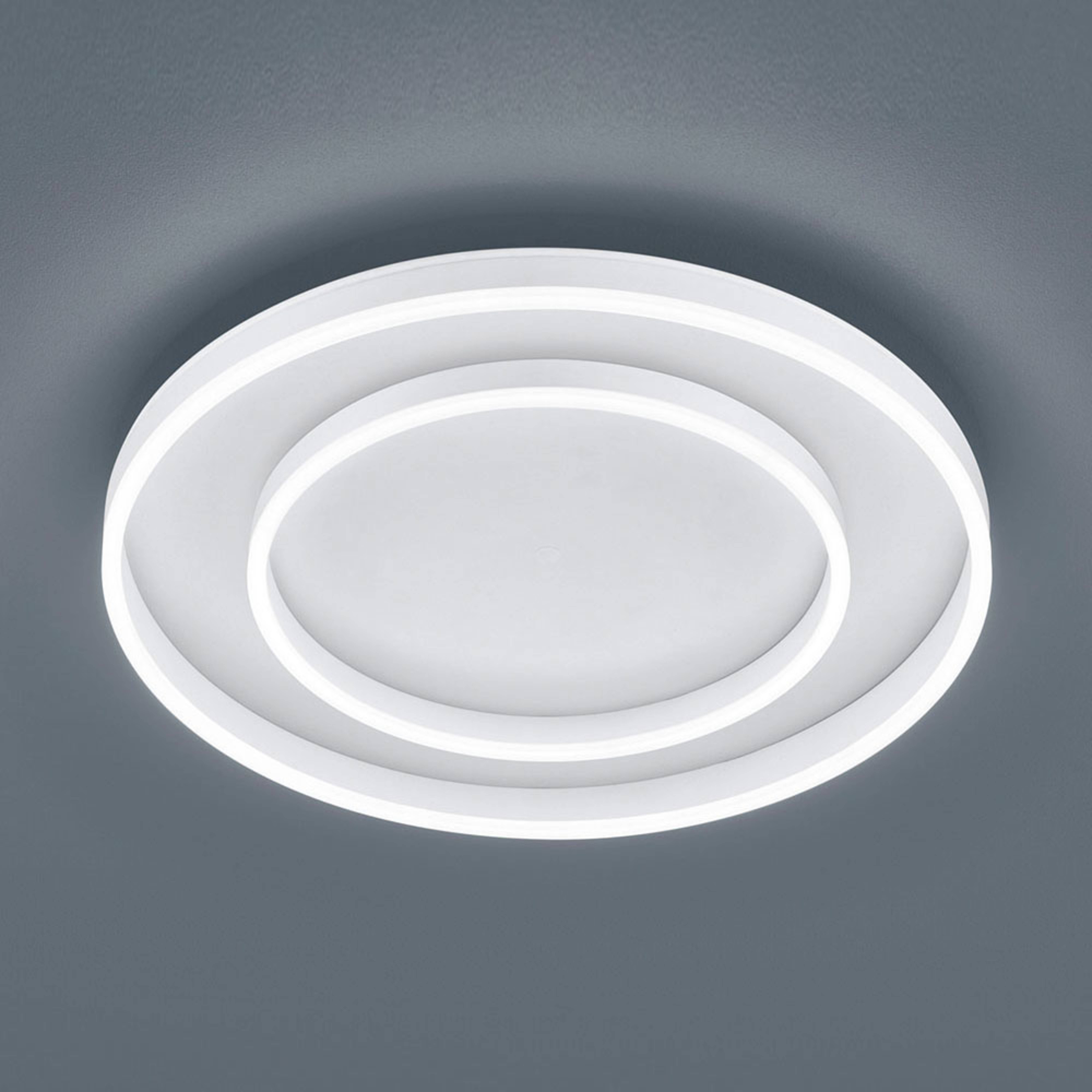 Helestra Sona plafón LED atenuable Ø60cm blanco