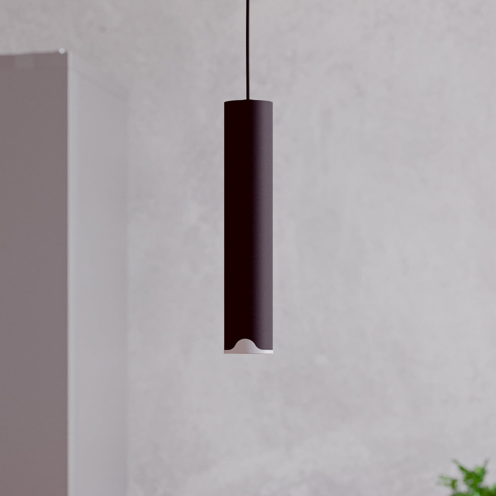 EGLO connect Lampă suspendată LED Balamorta-Z 1 bec negru - Camera de zi / sufragerie - modern - Metal
