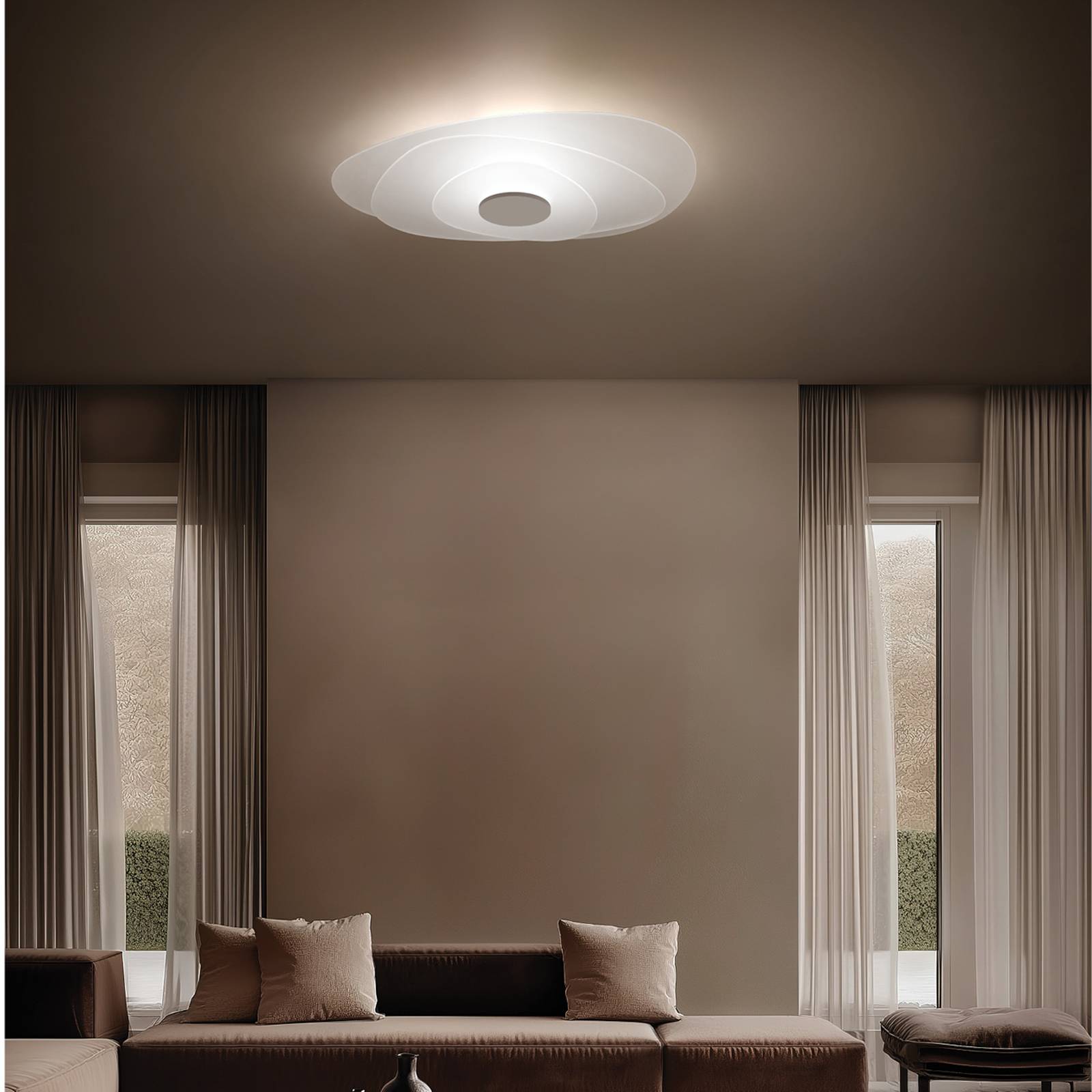 LED-Deckenleuchte Joint_S, weiß, Metall, 71 cm günstig online kaufen