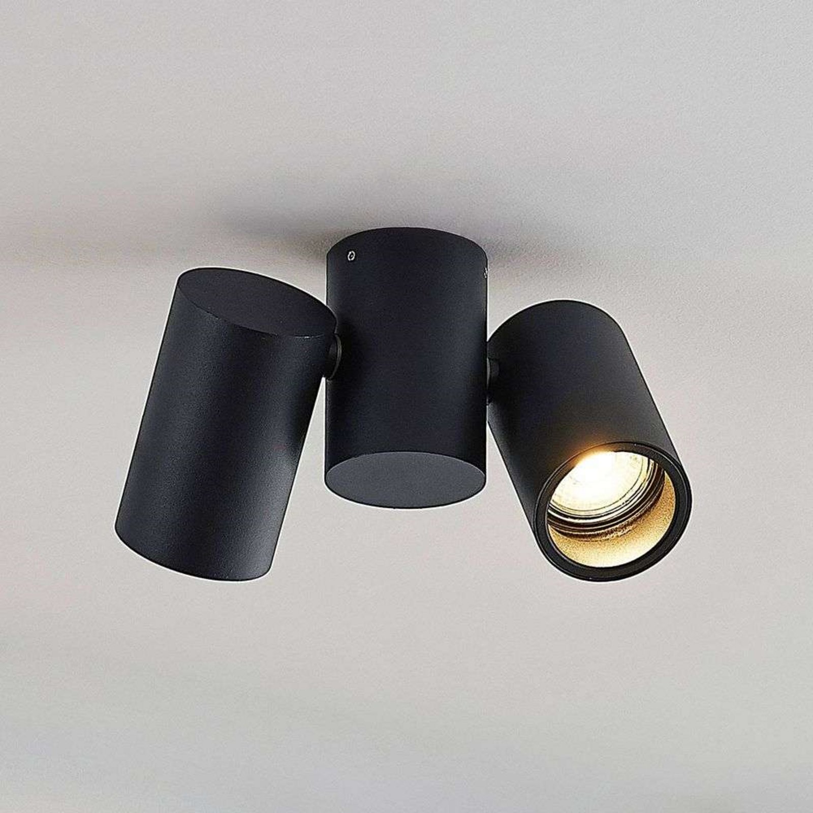 Gesina 2 Ceiling Lamp Black - Arcchio