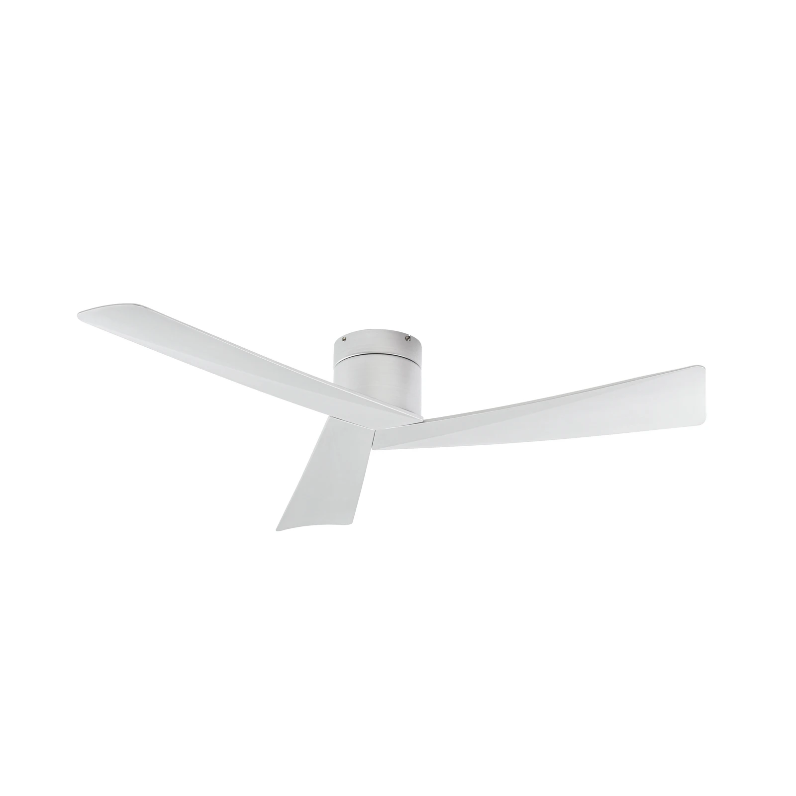 Ventilador de techo Lucande Ventoro, Ø 132 cm, plateado, metal