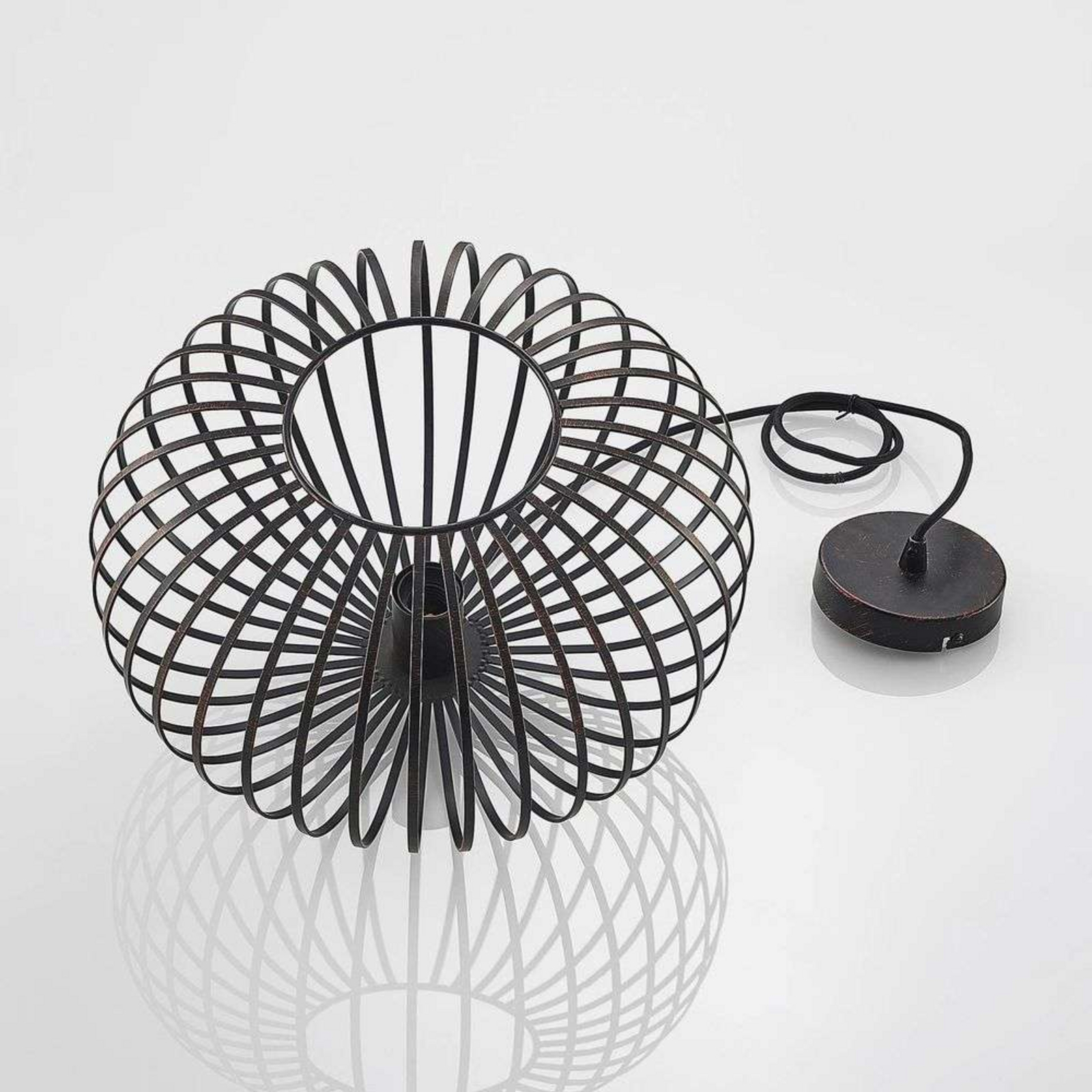 Rosalea Függőlámpa Black/Copper - Lindby