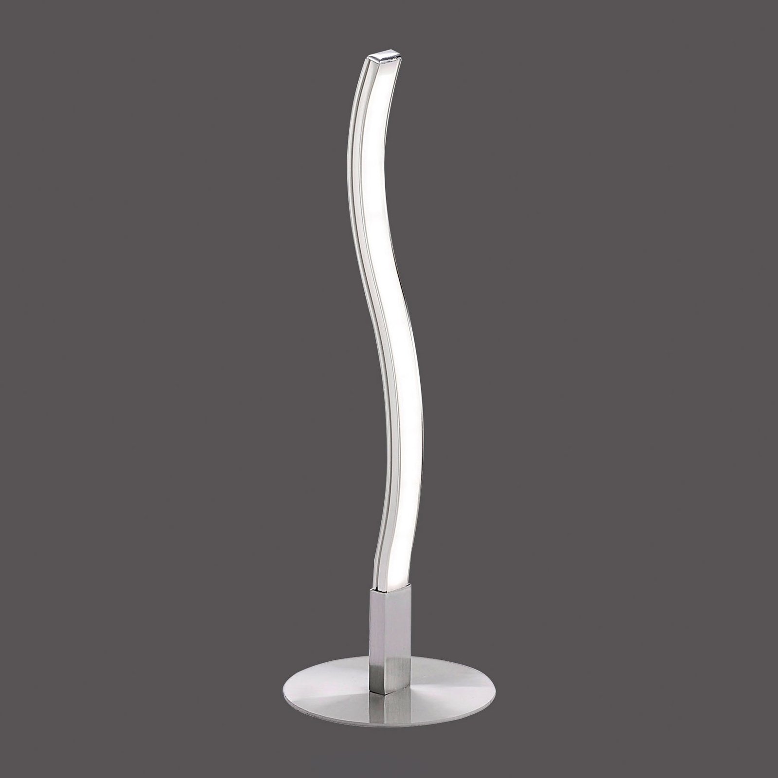 Lámpara de mesa LED Wav 3.000K 30cm acero