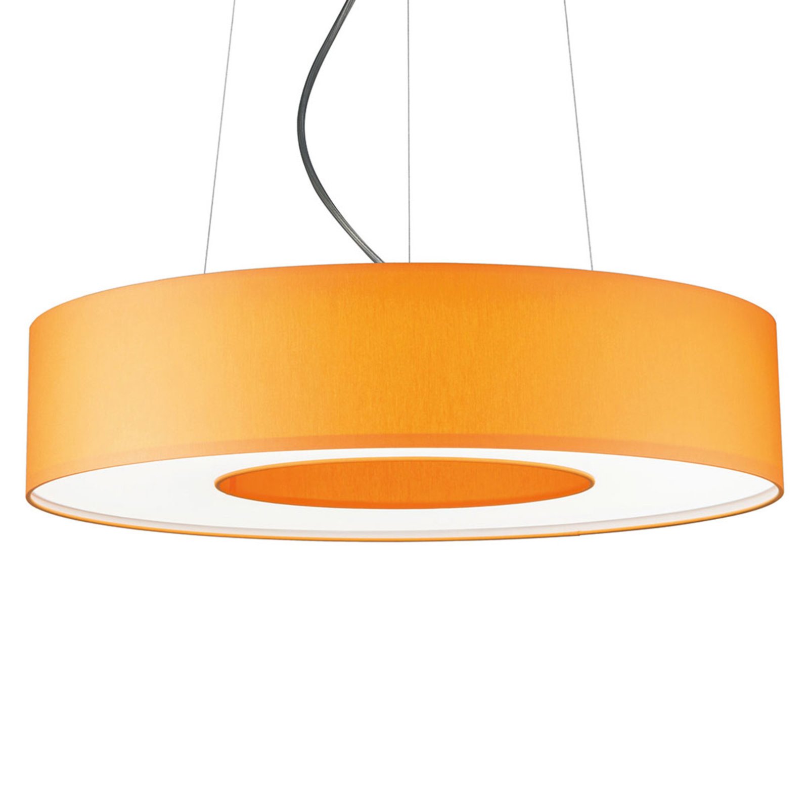 Lámpara colgante LED Donut regulable 34 W naranja