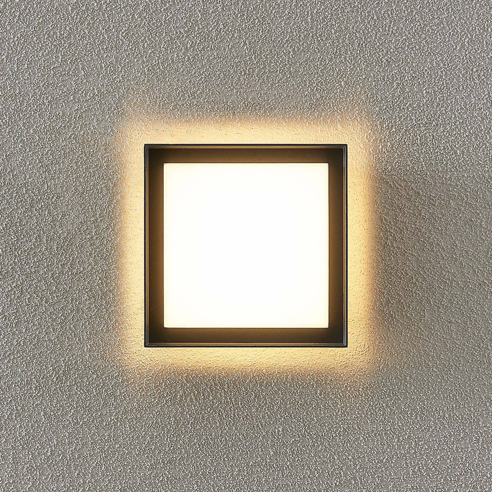 Kinkiet zewnętrzny LED Prios Epava, kwadratowy