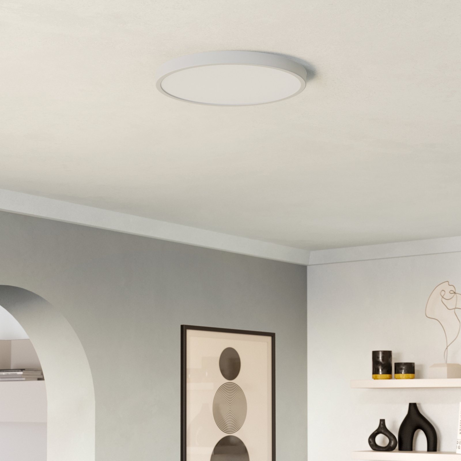 Лампа за таван Nohales, дължина 64 cm, черна/месинг, 2 светлини.