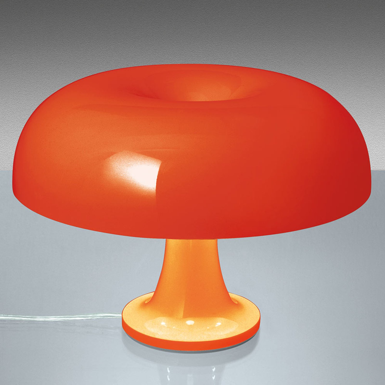 Artemide Nessino – lampa stołowa, pomarańczowa