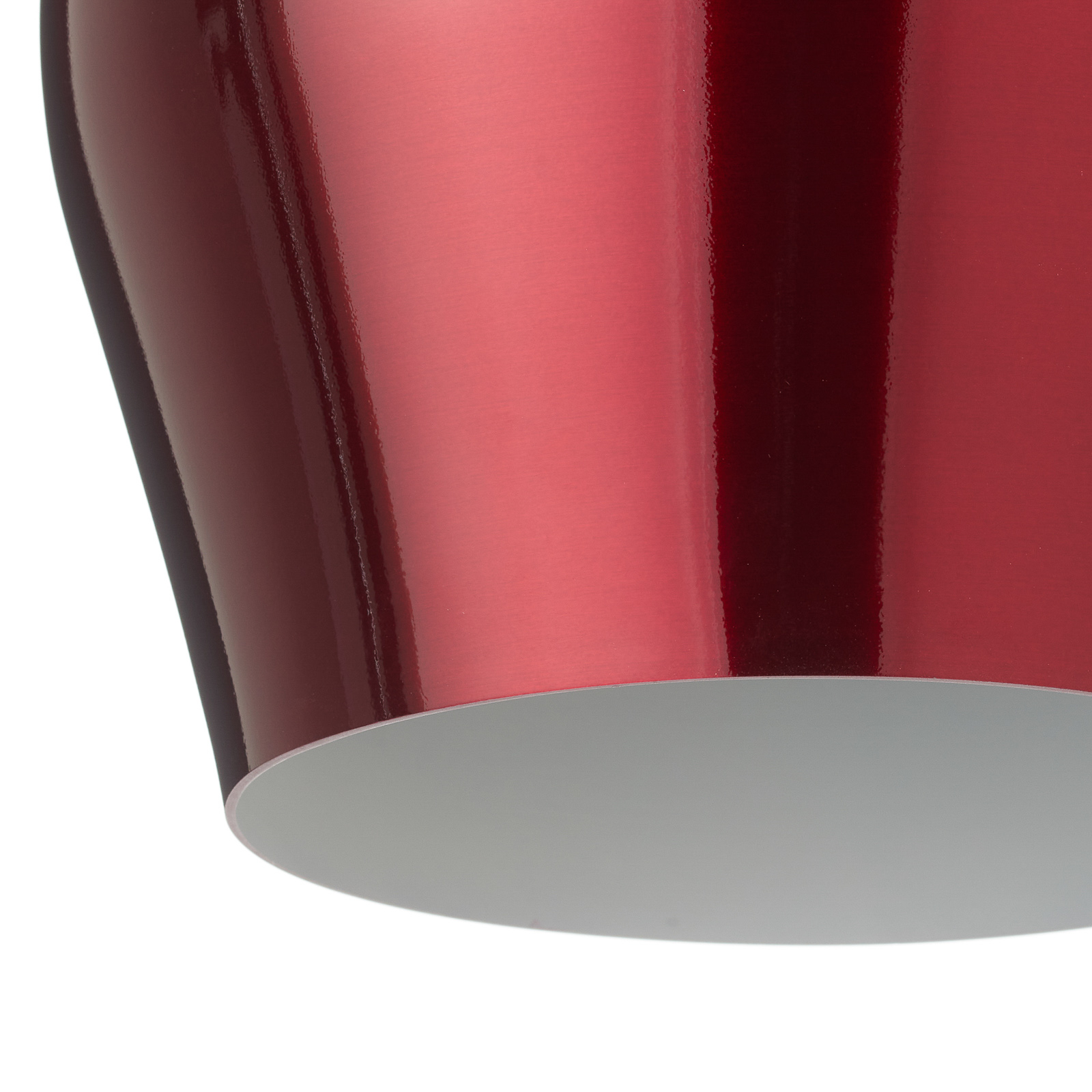 Lámpara colgante Vibrant color vino tinto