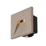 SLV Concreto LED recessed wall light IP65, wide