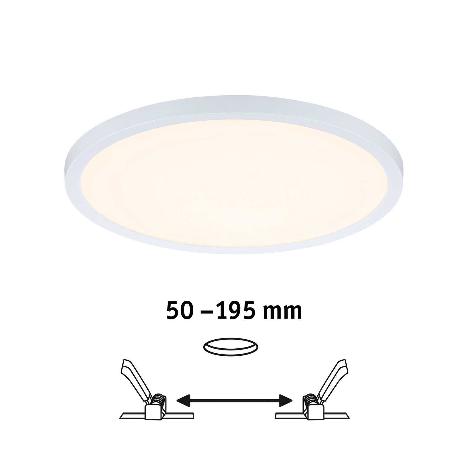 Paulmann LED Aero dimtowarm rotondo bianco 23cm