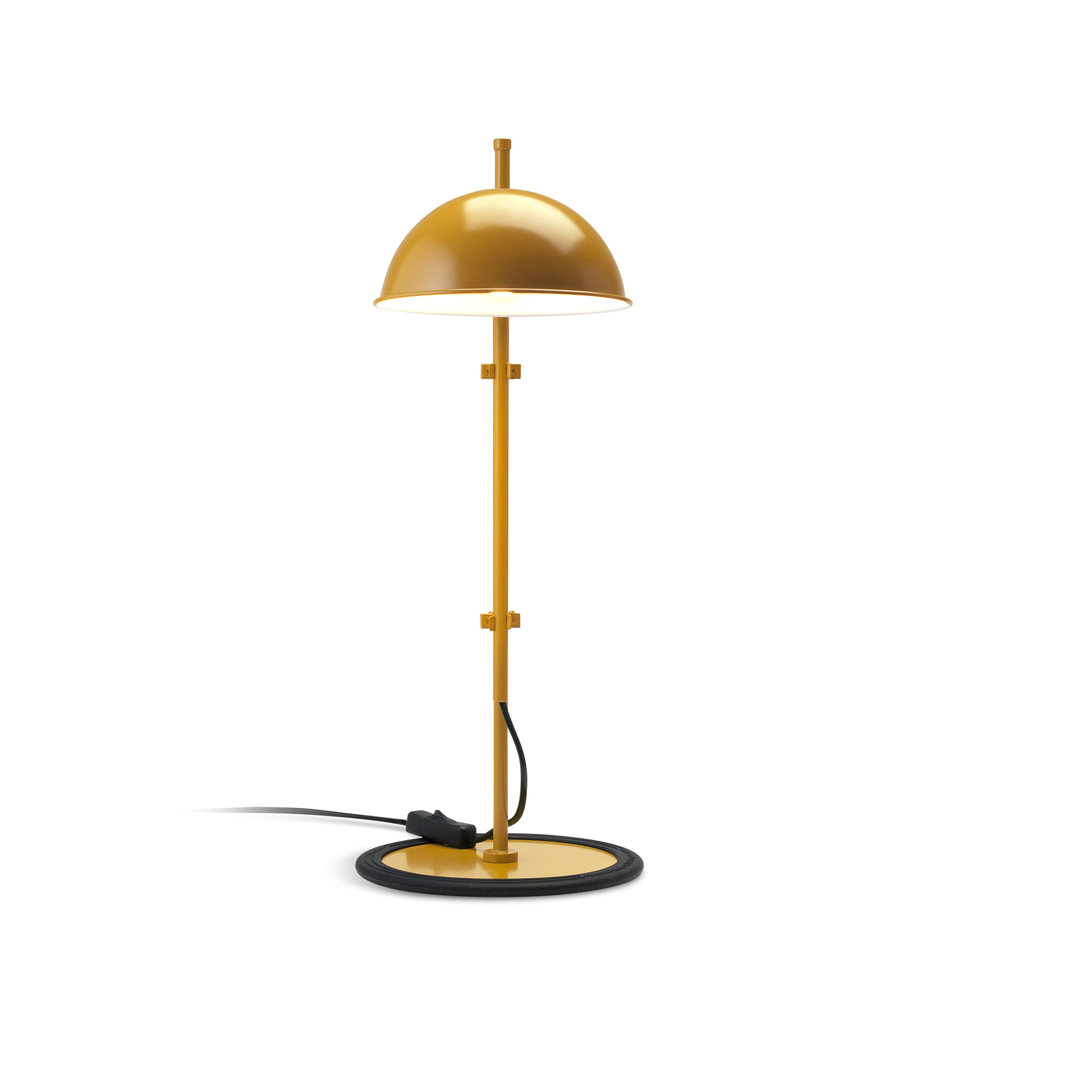 MARSET Funiculí asztali lámpa, mustár sárga