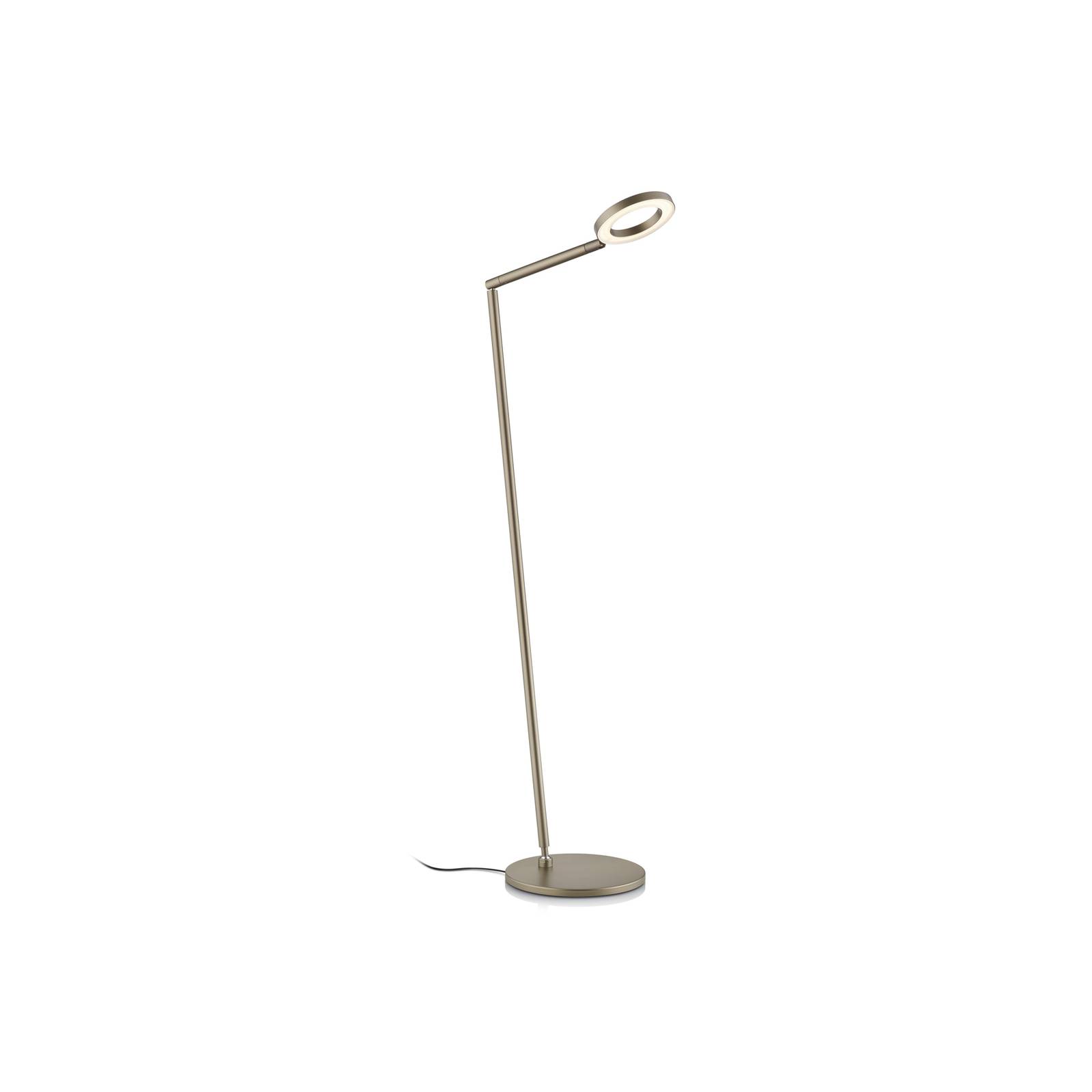 Knapstein Lampe sur pied LED Tessa-S effet bronze CCT commande gestuelle