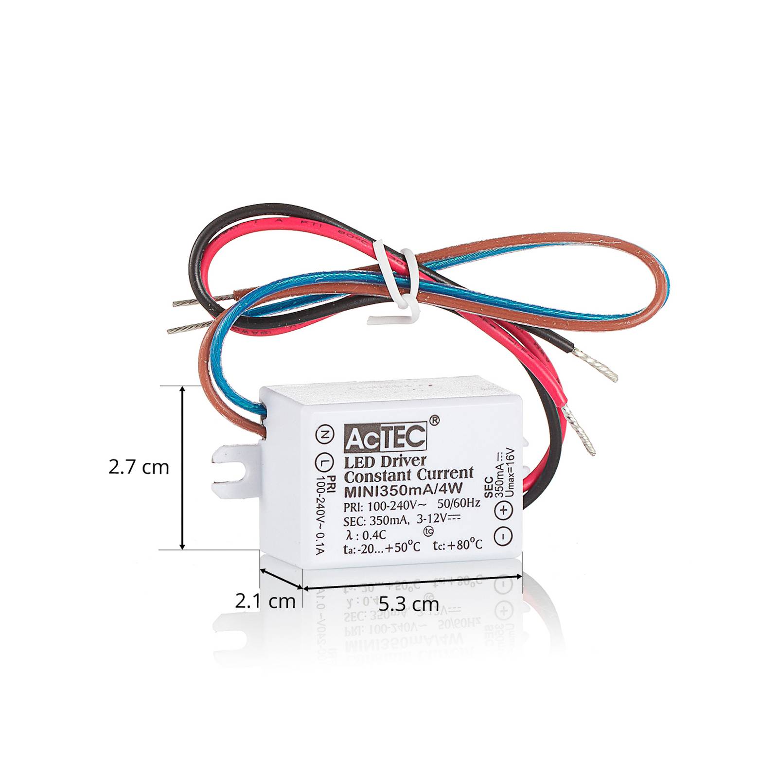 AcTEC Mini LED-drivare CC 700mA 4W IP65