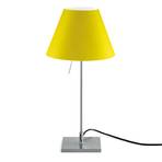 Luceplan Costanzina lámpara mesa aluminio amarillo