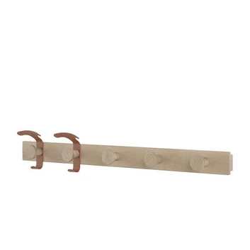 Avail Garderobenständer Oak/Copper Brown - Muuto