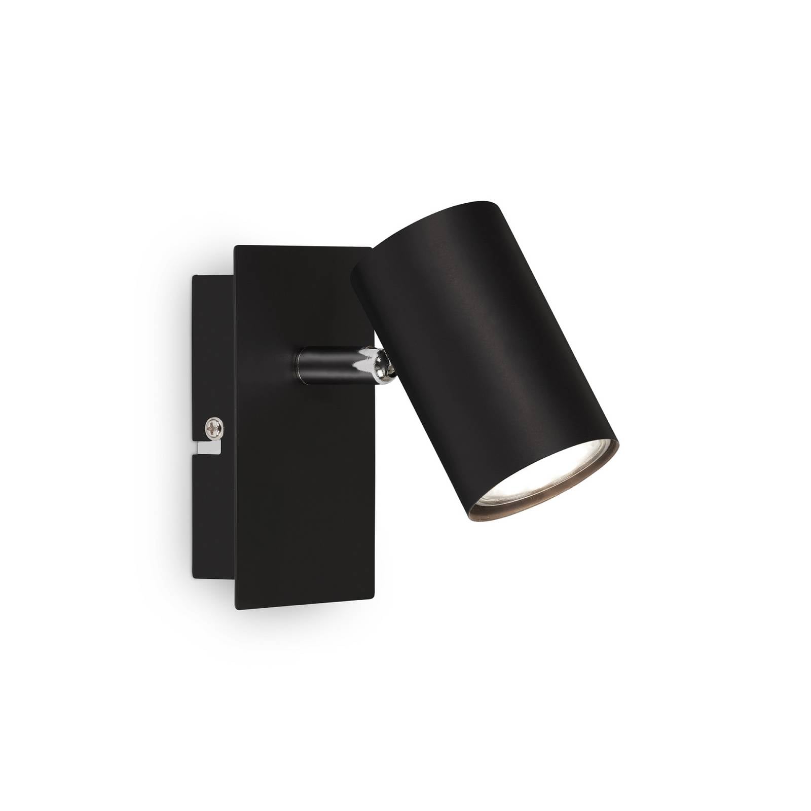 Briloner Applique murale Isil A, noir, à 1 lampe, métal, orientable