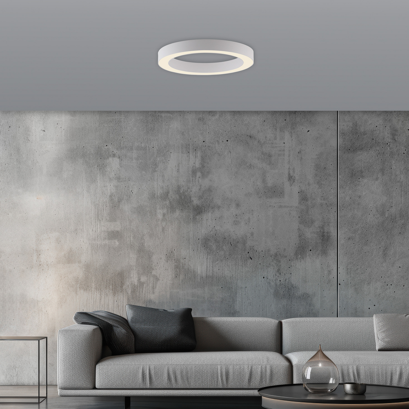 Lampa sufitowa LED PURE Lines, Ø 35 cm, biała, CCT