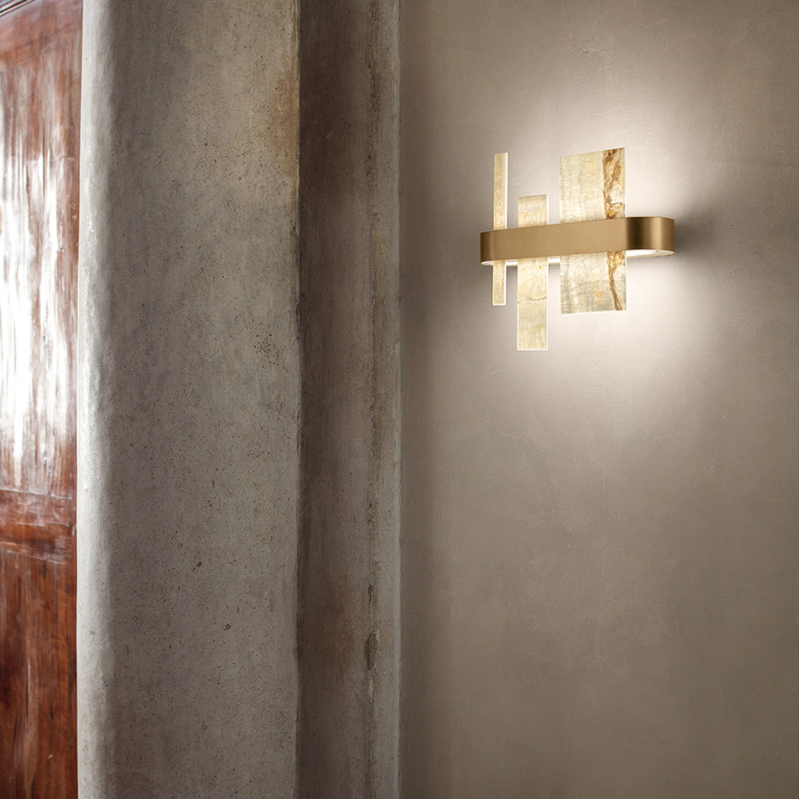 Honicé dizajnerska zidna svjetiljka s LED diodama, 37 cm