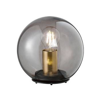 Lámpara de mesa Dini con pantalla de bola vidrio
