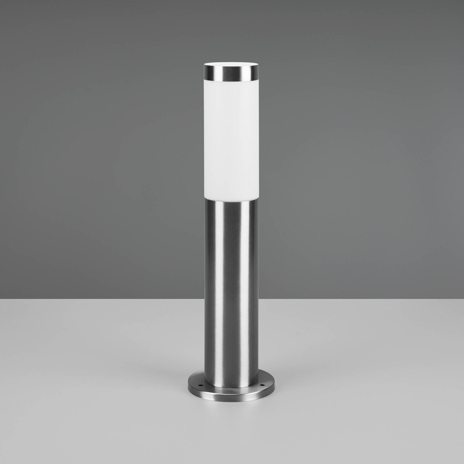 Trio Lighting Sokkellamp Trioto, nikkelkleurig, hoogte 45 cm, roestvrij staal