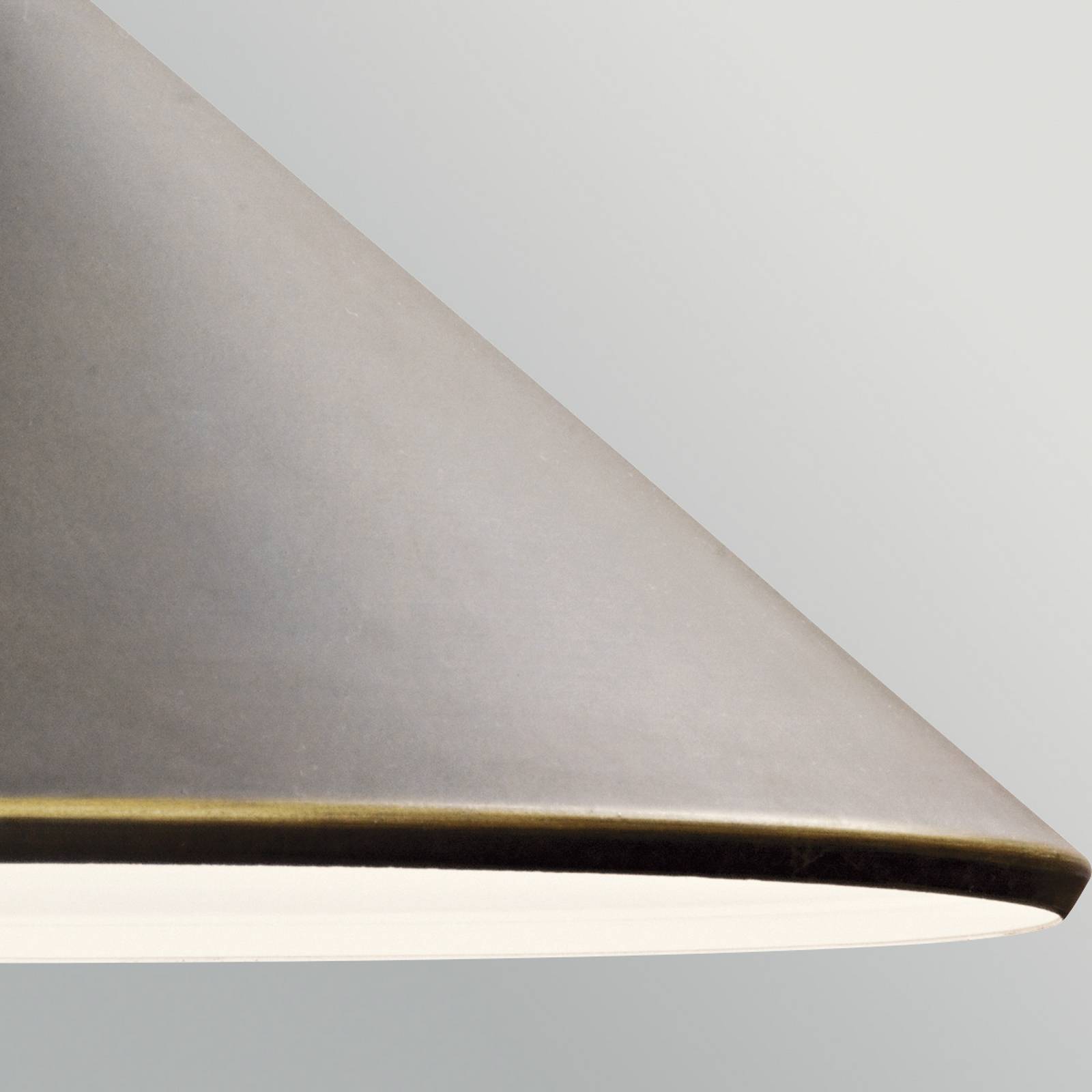 Kinkiet zewnętrzny Ripley, kolor starego brązu, szerokość 20 cm, metal, IP44
