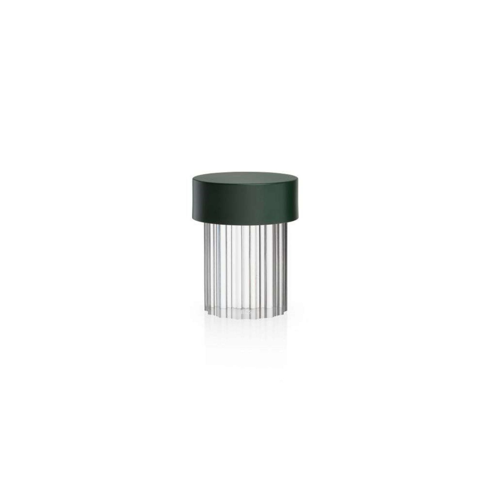 Last Order Fluted Portable Lampada da Tavolo Matt Verde - Flos