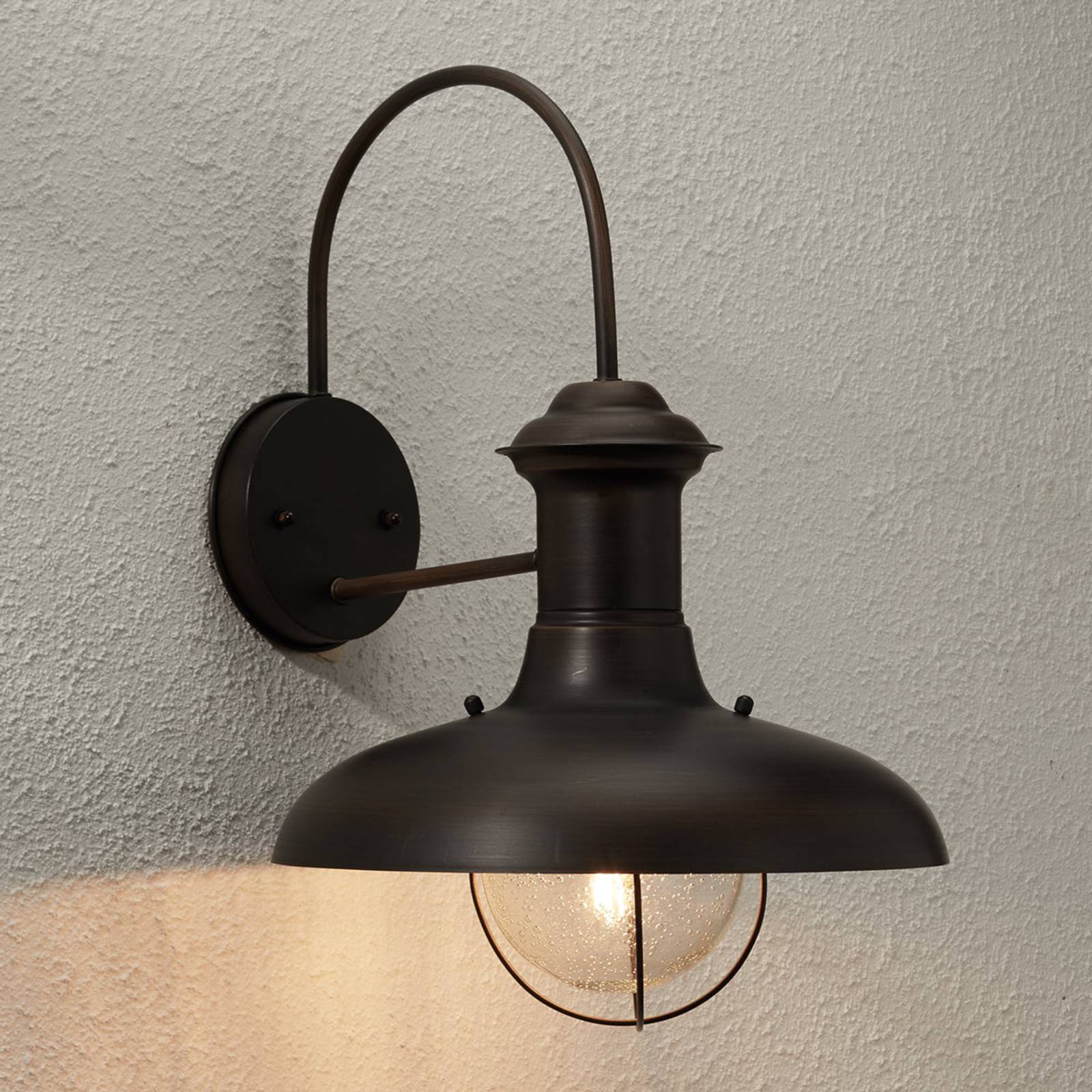 Oxide bruine outdoor wandlamp ESTORIL-G