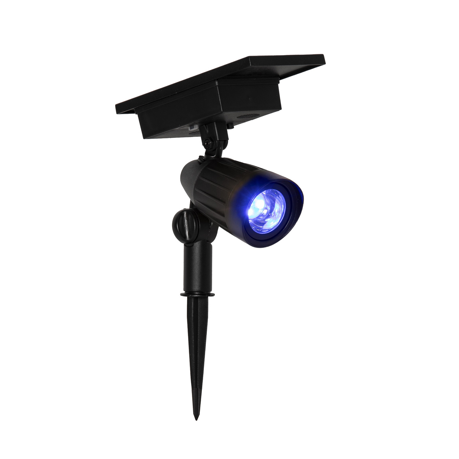 LED-zonne-spot Powerspot 19 cm RGBW, 80 lm, zwart, grondpen LED-zonne-spot Powerspot 19 cm RGBW, 80 lm, zwart, grondpen