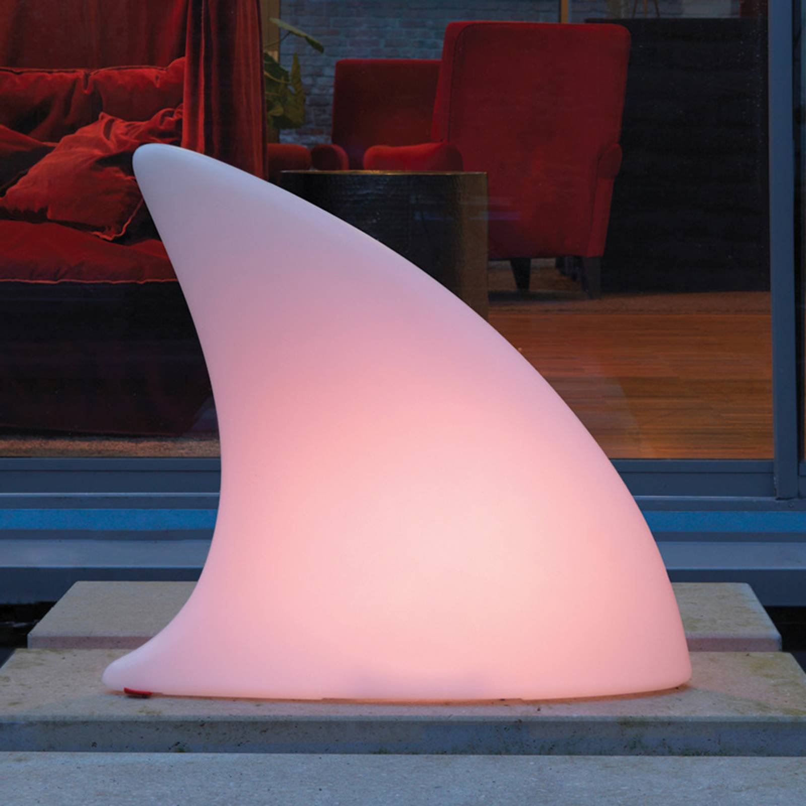 Lampe décorative d'ext Shark Outdoor LED Accu