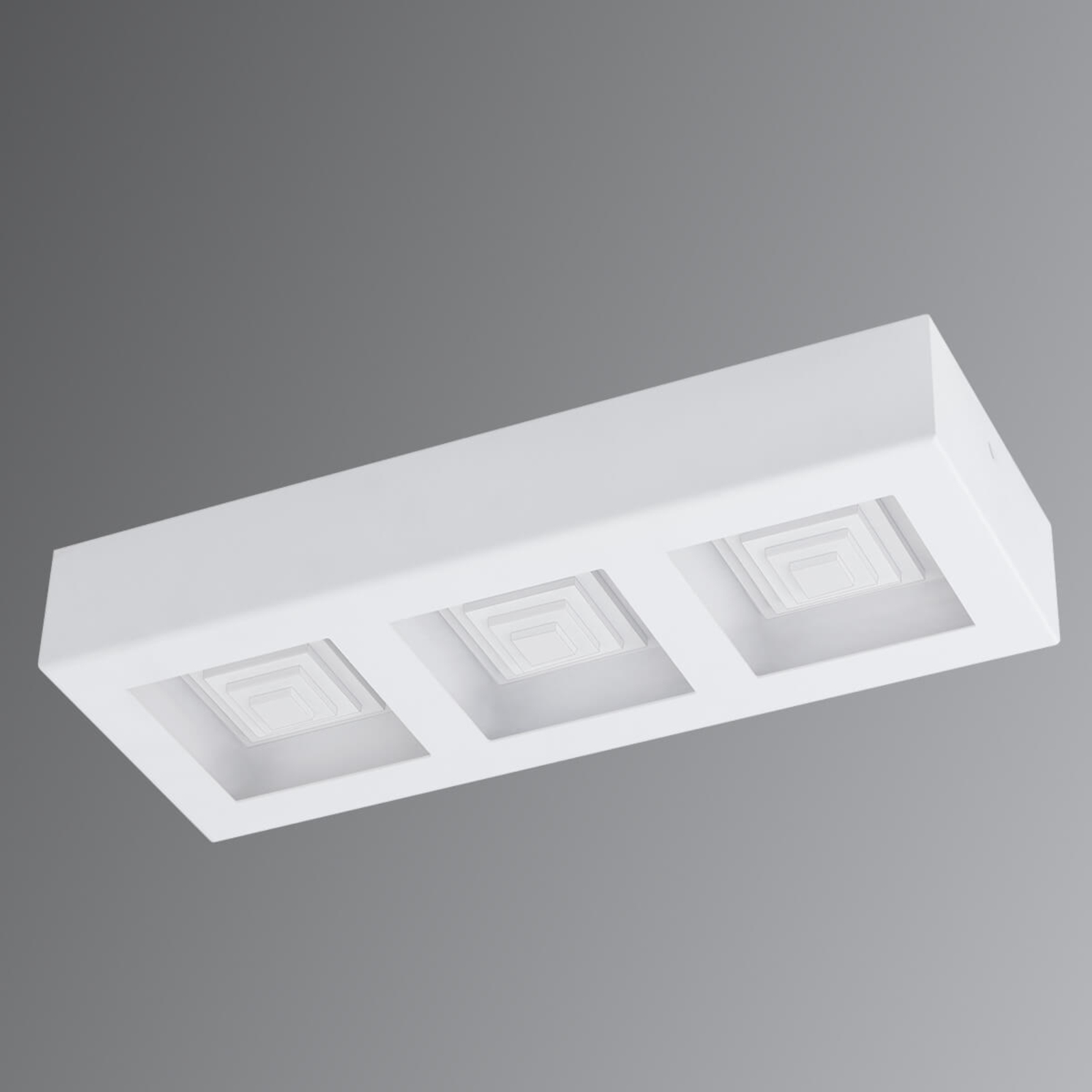 Ferreros - τρίφωτο φωτιστικό οροφής LED σε λευκό χρώμα