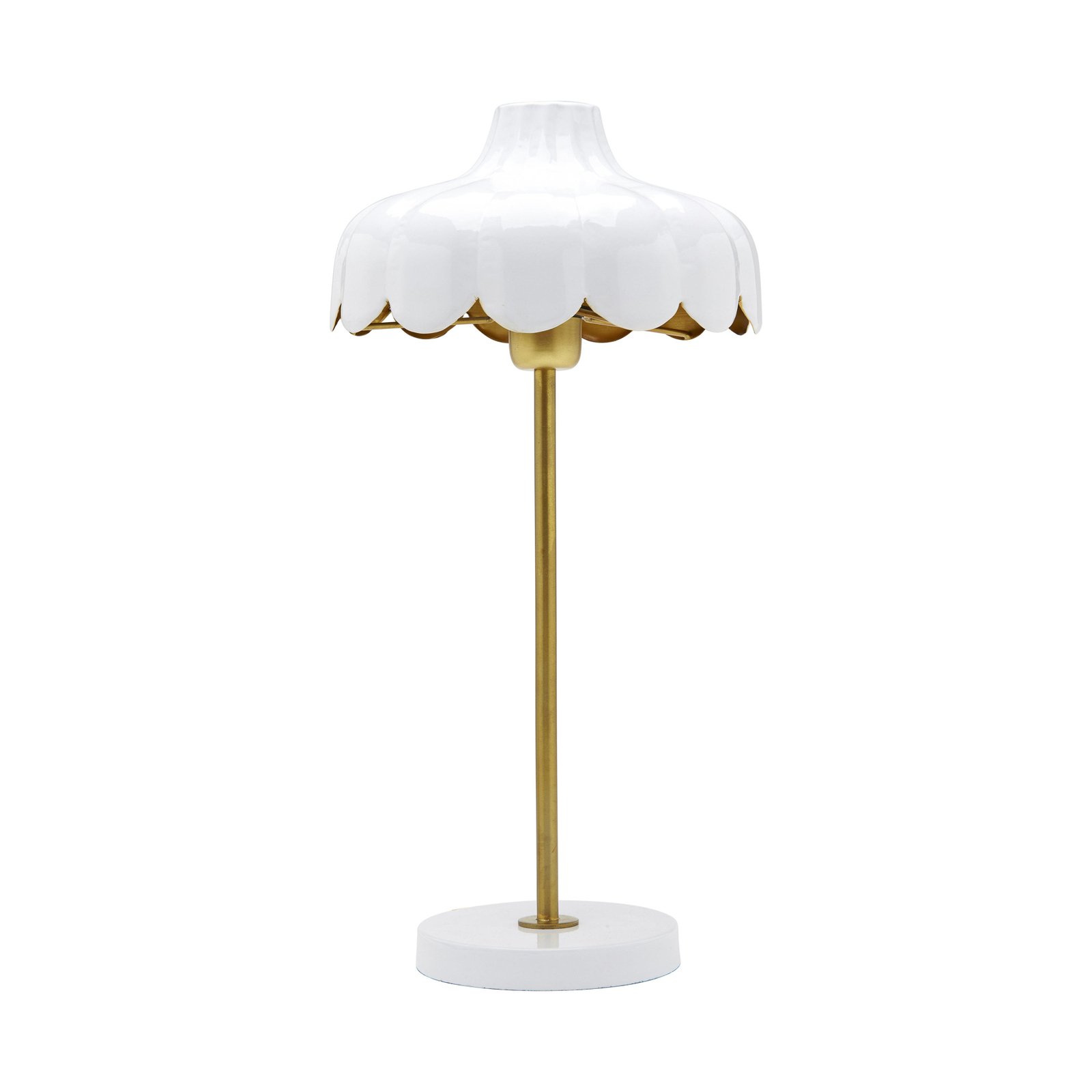 PR Home Wells stolna lampa bijela/zlatna