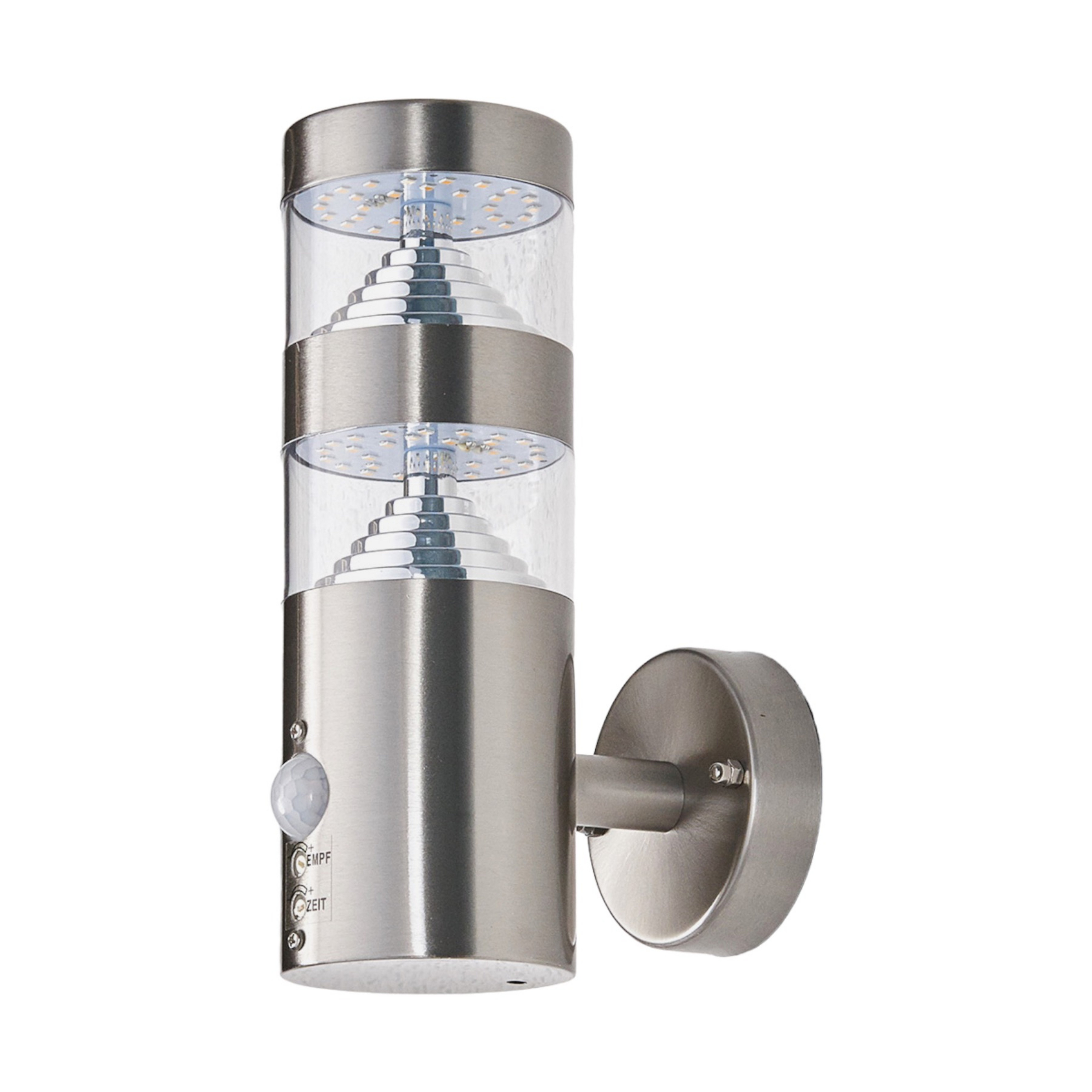 Lanea Candeeiro de Parede Exterior Steel - Lindby