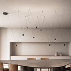 kdln Lampada LED a sospensione di design Sling, 2.700 K, a 1 luce, nera