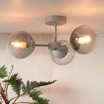 Het gaat om RoMi Aspen plafondlamp, lichtgrijs, 3-lamps