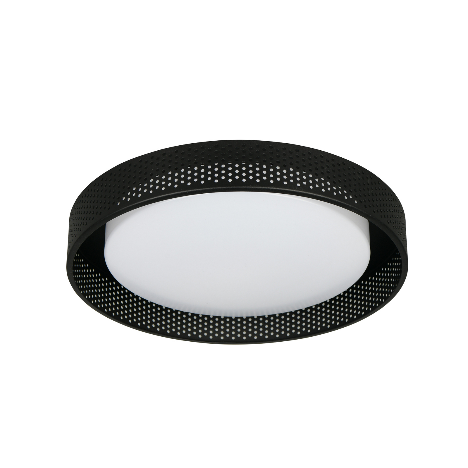 LED griestu lampa „Filippo“, melna, matēta, Ø 33 cm, metāls, CCT, IP44