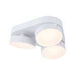 Stanos LED ceiling spotlight, CCT, 3-bulb, white