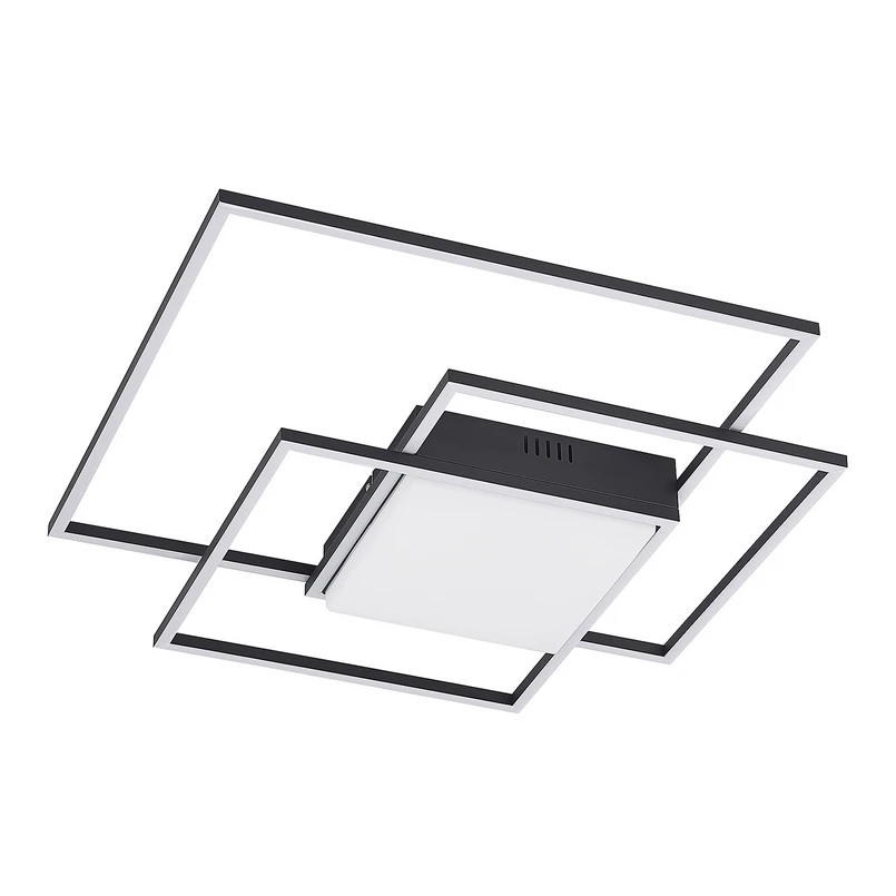 Lindby – Nelinka LED Deckenleuchte Black