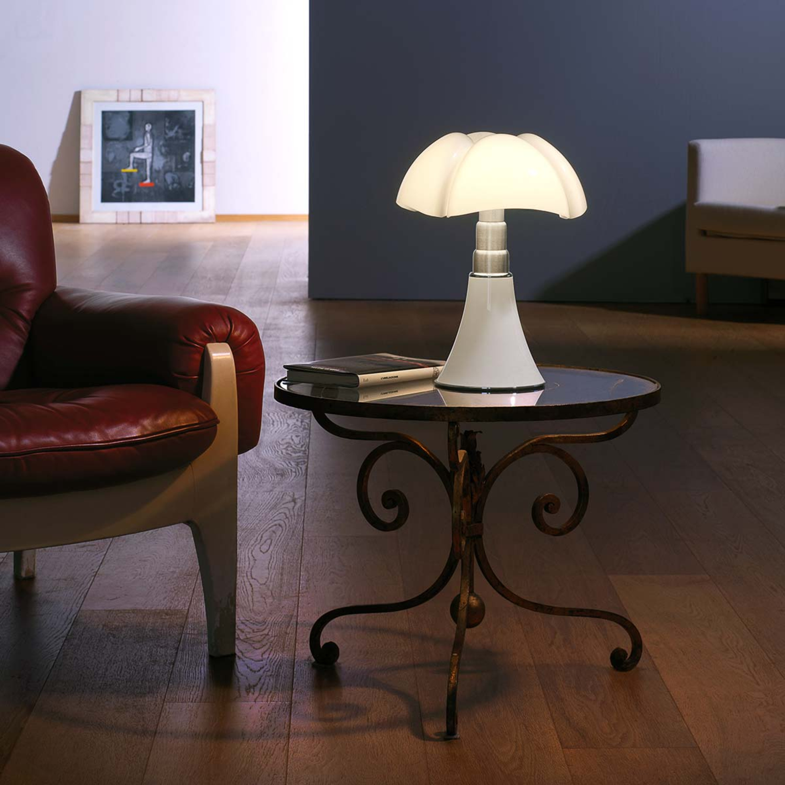 Martinelli Luce Minipipistrello lampă masă alb