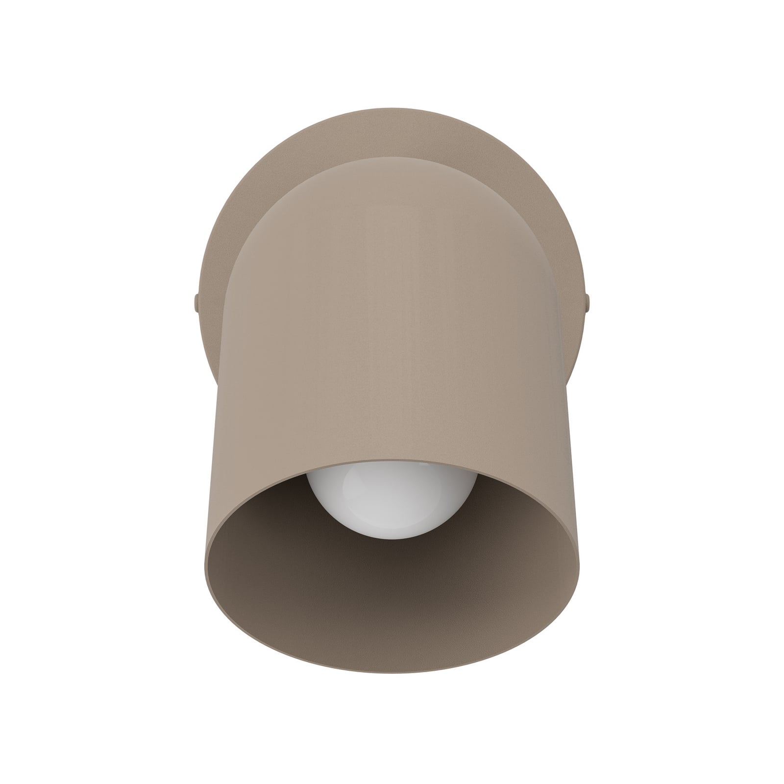 Wandstrahler Tilston, beige, Ø 9 cm, Stahl, E14