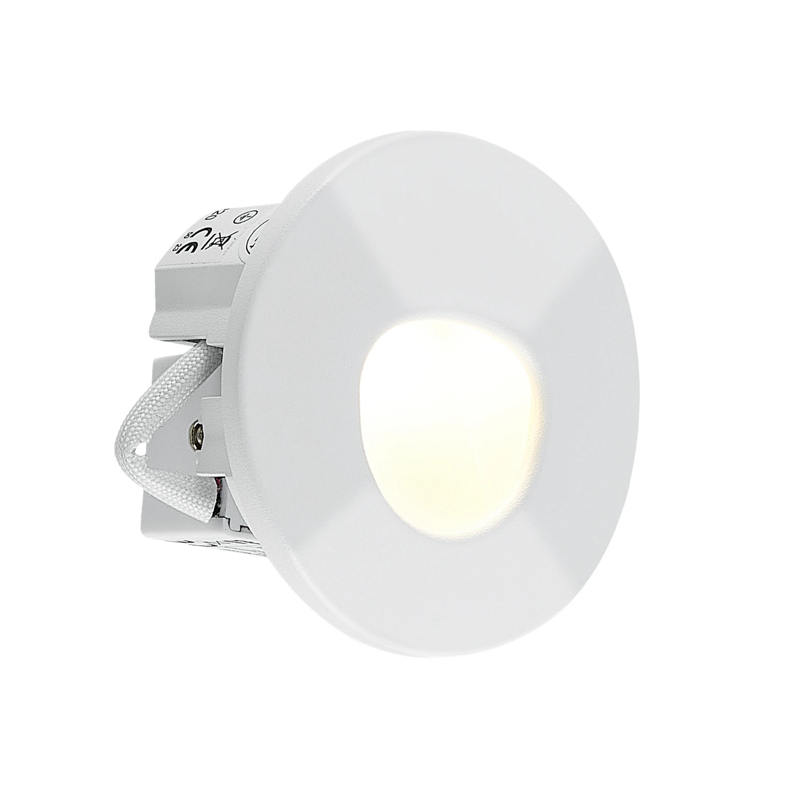 Molto Luce lampe encastrable LED Wall 68R Sina IP44 RD, blanc, CCT