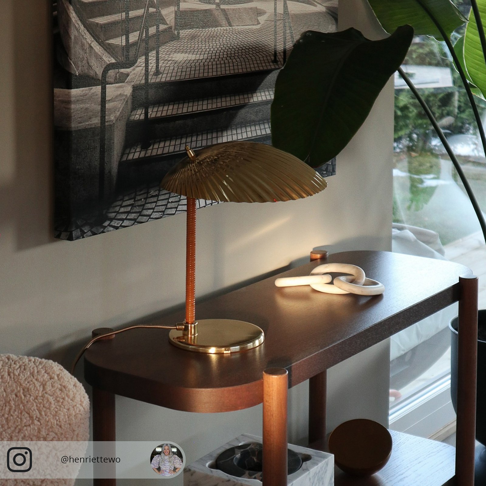 5321 Stolová Lampa Brass/Brass - GUBI