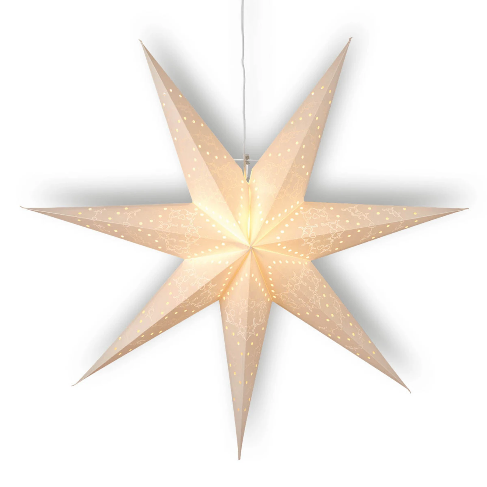 Syvtakket dekorationslampe Sensy Star
