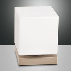 Ściemniacz dotyk., lampa stołowa LED Brenta, złota