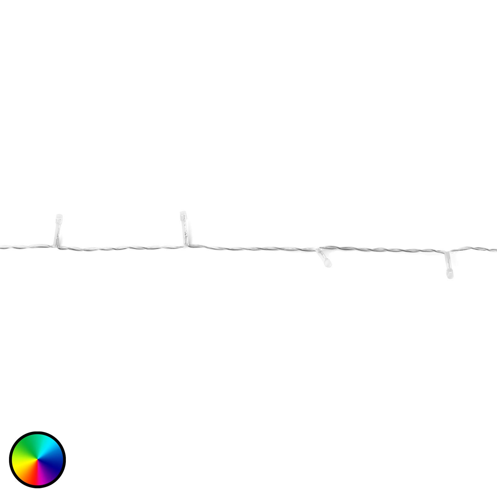 Lyslenke Twinkly Rgbw, 250 lk 20m, transparent - dimbar - lyslenker utend?rs - plast